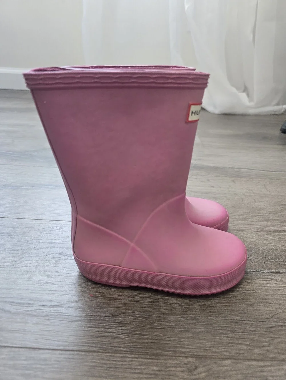 Hunter Pink Kids Classic Rain Boots Toddler Size 7 Waterproof Outdoor